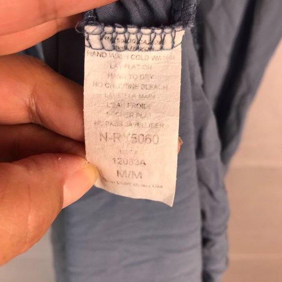 Elan V-back Cover-up Maxi Dress In Blue - Picture 3 of 7